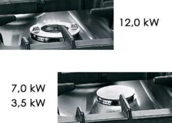 Gasherd - 53,5 KW - 6 Brenner -Berühmter Küchengeräte Laden 636846165173702721 cae7