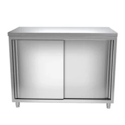 Edelstahl Arbeitsschrank PREMIUM Mit Durchreiche - 1,2 M -Berühmter Küchengeräte Laden 636846175513545607 9d51