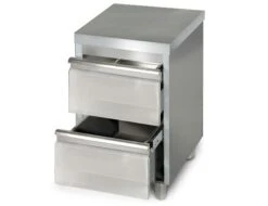 Schubladenschrank PREMIUM Mit 2 Schubladen - 500x600mm -Berühmter Küchengeräte Laden 636846189528127484 4594