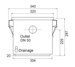 Fettabscheider - 20 Liter -Berühmter Küchengeräte Laden 636846190145090918 d4b2