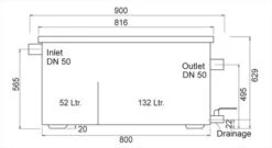Fettabscheider - 132 Liter -Berühmter Küchengeräte Laden 636846190151400306 d58d