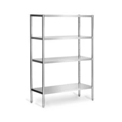 Edelstahlregal PREMIUM - 1400x500mm - Mit 4 Ablagen (VERSTELLBAR) -Berühmter Küchengeräte Laden 636846190985096246 ef78