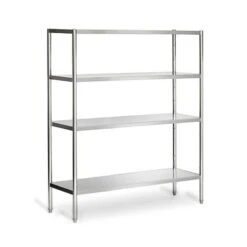 Edelstahlregal PREMIUM - 2000x500mm - Mit 4 Ablagen (VERSTELLBAR) -Berühmter Küchengeräte Laden 636846190992336549 cf88