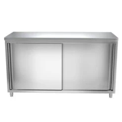 Edelstahl Arbeitsschrank PREMIUM Mit Durchreiche - 1,6 M -Berühmter Küchengeräte Laden 636846201406717454 43bc