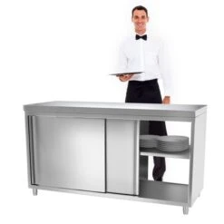 Edelstahl Arbeitsschrank PREMIUM Mit Durchreiche - 1,8 M 13 Edelstahl Arbeitsschrank PREMIUM Mit Durchreiche - 1,8 M -Berühmter Küchengeräte Laden 636846201460424868 6417 1