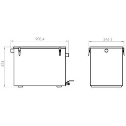 Fettabscheider - 132 Liter | Ölabscheider | Fettseparator | Abscheider | Gastronomie -Berühmter Küchengeräte Laden 636846201675474882 c66b
