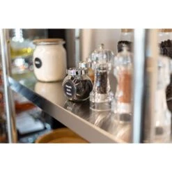 Aufsatzbord PREMIUM - 1600x370mm - Mit 2 Etagen 0,7 M Hoch -Berühmter Küchengeräte Laden AB2K Stock2 9602 6