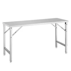 Edelstahl Arbeitstisch - Klappbar - 1600x600mm -Berühmter Küchengeräte Laden ATH166 94db