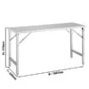 Edelstahl Arbeitstisch - Klappbar - 1600x600mm -Berühmter Küchengeräte Laden ATH166 masse e27b
