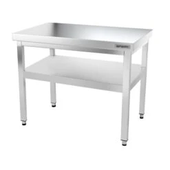 Edelstahl Arbeitstisch PREMIUM - 1000x700mm - Mit Grundboden Ohne Aufkantung -Berühmter Küchengeräte Laden ATK107 005 78a8