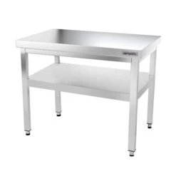 Edelstahl Arbeitstisch PREMIUM - 1000x800mm - Mit Grundboden Ohne Aufkantung -Berühmter Küchengeräte Laden ATK108 004 3b18