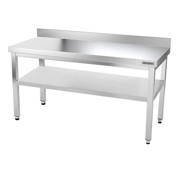 Edelstahl Arbeitstisch PREMIUM - 1500x700mm - Mit Grundboden & Aufkantung 6 Edelstahl Arbeitstisch PREMIUM - 1500x700mm - Mit Grundboden & Aufkantung - Image 4