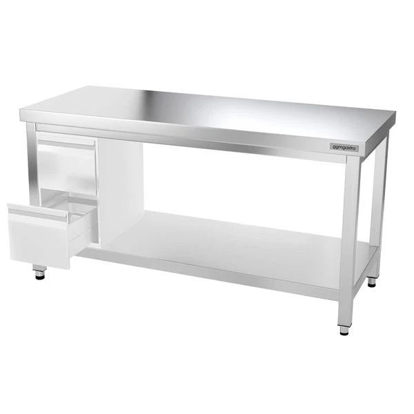 Edelstahl Arbeitstisch PREMIUM - 1600x700mm - Mit Grundboden Ohne Aufkantung 8 Edelstahl Arbeitstisch PREMIUM - 1600x700mm - Mit Grundboden Ohne Aufkantung - Image 6