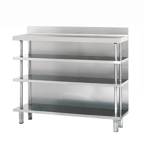 Edelstahl Bar-Arbeitstisch Mit 4 Ablagen 1500x300 3 Edelstahl Bar-Arbeitstisch Mit 4 Ablagen 1500x300