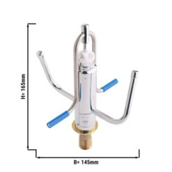 Behälter-, Gläser- & Kragendusche Mit Integr. Wasser-Stopp-Automatik