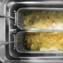 Elektro Fritteuse - 22 Liter - 22 KW - Mit Automatischer Korbanhebung & Ölfiltersystem -Berühmter Küchengeräte Laden EFEKALB22 detail 3 fd3b