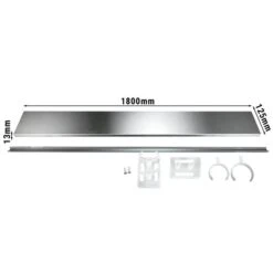 Edelstahlsockel - Länge: 1800mm -Berühmter Küchengeräte Laden EPOM180 00 82ad