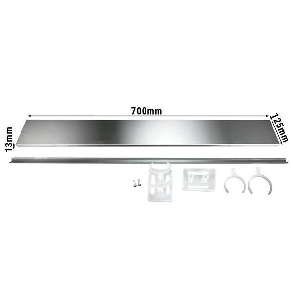 Edelstahlsockel - Länge: 700mm 4 Edelstahlsockel - Länge: 700mm - Image 2