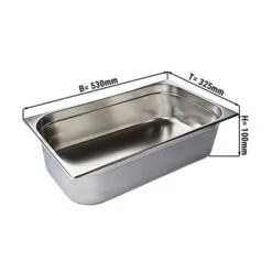 GN Behälter 1/1 - Tiefe 100 Mm