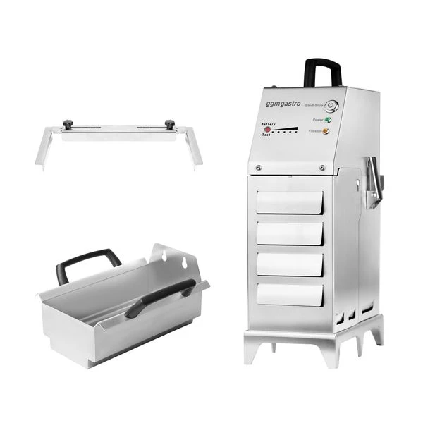 Tragbarer Akku-Frittierölfilter - 30 Liter/Minute - Für Max. 12 Liter Fritteusen 9 Tragbarer Akku-Frittierölfilter - 30 Liter/Minute - Für Max. 12 Liter Fritteusen - Image 7