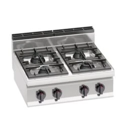 Gasherd - 28 KW - 4 Brenner -Berühmter Küchengeräte Laden GHB874P 001 40c0