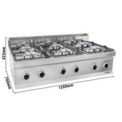 Gasherd - 36 KW - 6 Brenner