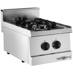 Gasherd - 6 KW - 2 Brenner -Berühmter Küchengeräte Laden GHK4632 003 474e