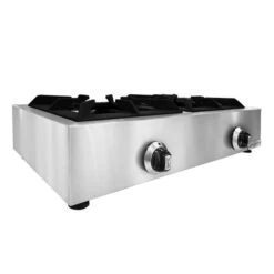 Gasherd - 11 KW - 2 Brenner -Berühmter Küchengeräte Laden GHTC2 5 96ba