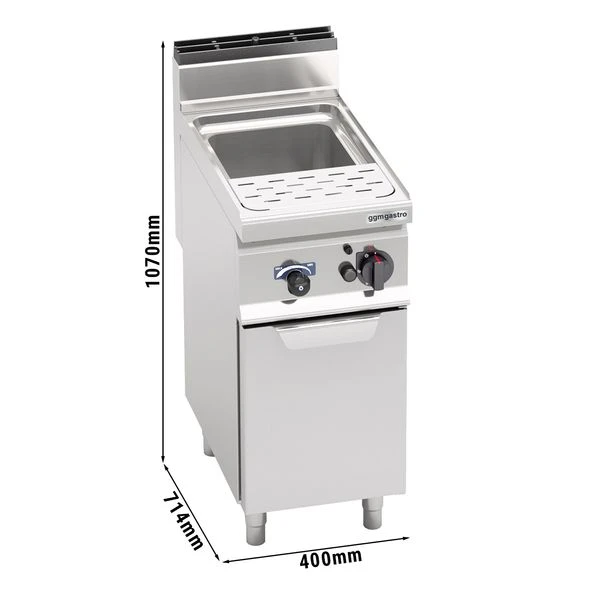 Gas Nudelkocher - 30 Liter - 10 KW 3 Gas Nudelkocher - 30 Liter - 10 KW