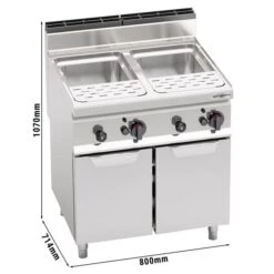 Gas Nudelkocher - 60 Liter - 20 KW