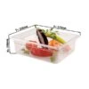 Polycarbonat GN Behälter 1/2 - Clear - Tiefe 200mm -Berühmter Küchengeräte Laden GPCP12200 masse 2d80