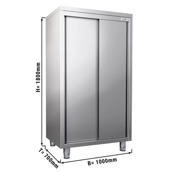 Geschirrschrank PREMIUM - 1000x700mm - Mit 2 Schiebetüren - Höhe: 1800mm 3 Geschirrschrank PREMIUM - 1000x700mm - Mit 2 Schiebetüren - Höhe: 1800mm