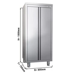 Geschirrschrank PREMIUM - 800x700mm - Mit 2 Flügeltüren - Höhe: 1800mm