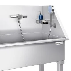 Haustierpflegewanne- Mit Armatur Und Anti-Rutsch Matte -Berühmter Küchengeräte Laden HTPW detail 7297