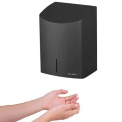 AIR-WOLF | Händetrockner Mit Infrarotsensor - ABS Mattschwarz -Berühmter Küchengeräte Laden HTSAW4 2 380e