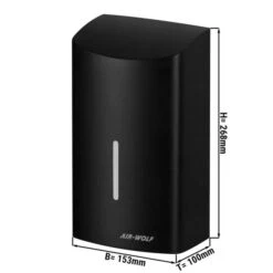 AIR-WOLF | Händetrockner Mit Infrarotsensor - Edelstahl Mattschwarz