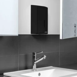 AIR-WOLF | Händetrockner Mit Infrarotsensor - ABS Mattschwarz -Berühmter Küchengeräte Laden HTSAW8 7 e25f