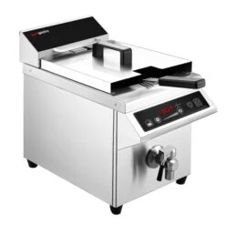 Induktions-Fritteuse - 8 Liter - 3,5 KW - Ablasshahn -Berühmter Küchengeräte Laden IFBZ8 1 6a39