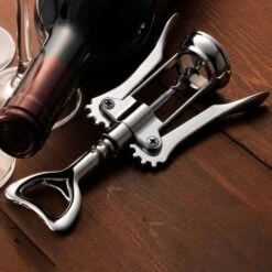 (12 Stück) Korkenzieher- Bar Professional - 15 Cm - Silber -Berühmter Küchengeräte Laden KZBP15W12 room 1b3c