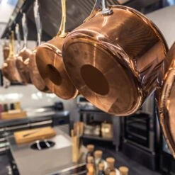 Bratpfanne Aus Kupfer - Ø 20 Cm -Berühmter Küchengeräte Laden Kupfer Millieu 4563 2