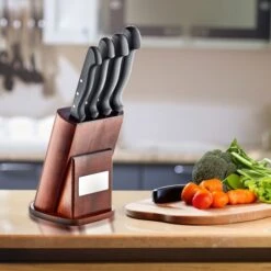 Messerblock Mit Messer 5 Teilig -Berühmter Küchengeräte Laden MBOM mage 1 caa4