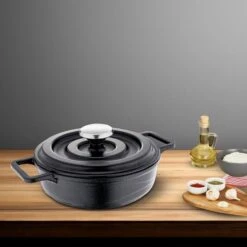 Mini Gußpfanne Mit Gußdeckel - Ø 140 Mm - Höhe 42 Mm -Berühmter Küchengeräte Laden MGDOM Image 1 b37f