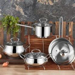 Mini Edelstahl Kasserolle Mit Deckel - Ø 160 Mm - Höhe 80 Mm - 1,50 Liter -Berühmter Küchengeräte Laden MKDO mage 1 12b1 1