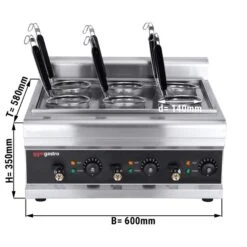 Nudelkocher - Mit 6 Sieben | Pastakocher | Teigwarenkocher