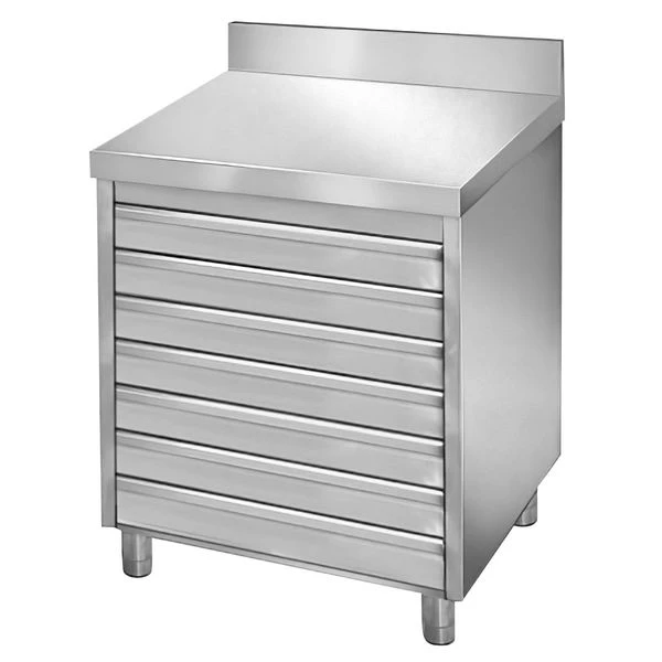 Schubladenschrank PREMIUM Mit 7 Schubladen Für Pizzateigbällchen & Aufkantung - 700x500mm 4 Schubladenschrank PREMIUM Mit 7 Schubladen Für Pizzateigbällchen & Aufkantung - 700x500mm - Image 2