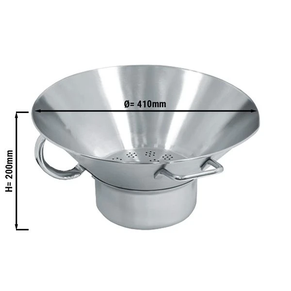 Pommes Frites Seiher - Ø 41 Cm 3 Pommes Frites Seiher - Ø 41 Cm