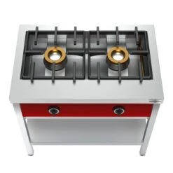 Pfannkuchen-Gasherd - 8 KW - 2 Brenner -Berühmter Küchengeräte Laden PKGS 2 2 f105