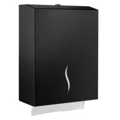 Papierhandtuchspender - Für 800 Handtücher - Edelstahl - Schwarz -Berühmter Küchengeräte Laden PSPD8S 1 d738