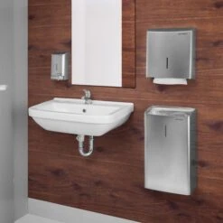 AIR-WOLF | Papierhandtuchspender - Für 600 Handtücher - Edelstahl -Berühmter Küchengeräte Laden PTSEAW6 10 54a1