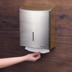 AIR-WOLF | Papierhandtuchspender - Für 600 Handtücher - Edelstahl -Berühmter Küchengeräte Laden PTSEAW6 12 0af1